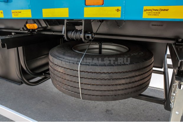 Корзина для съемных бортов и коников с ящиком ЗИП и местом под ДЗК