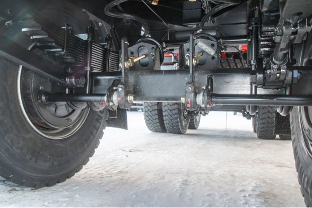 Подвеска прицепа цистерны