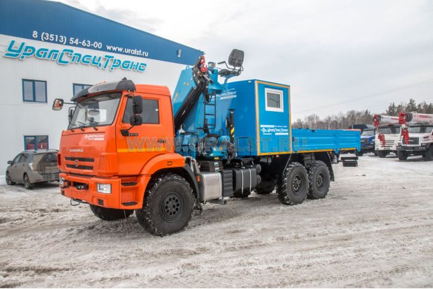 Транспортный отсек Камаз ПАРМ 43118-50 с КМУ ИМ-180