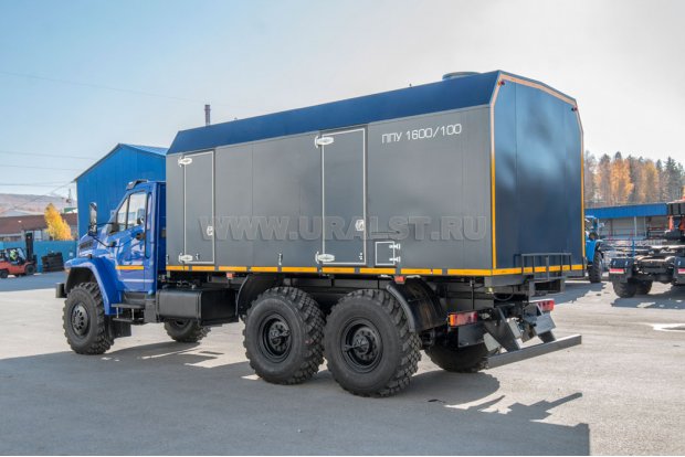 Передвижная парогенераторная установка ППУА-1600/100 Урал 4320-6952-72Е5 NEXT УСТ 5453YK