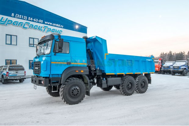 Самосвал Урал 55571-3121-80Е5Ф25 задний борт, бескапотная, сп.м