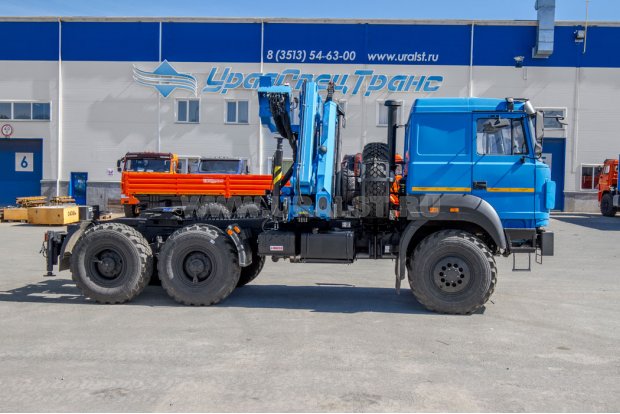 Седельный тягач с КМУ ИМ-180-05 УСТ 545354 Урал 44202-82Е5