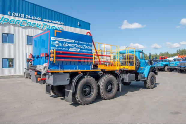 Установка насосная для цементирования скважин СИН35 Урал 4320-60Е5, без ВПБ