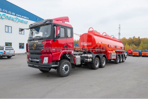 Седельный тягач SHACMAN SX42586V385 + Полуприцеп цистерна ППЦ 29К-32-3