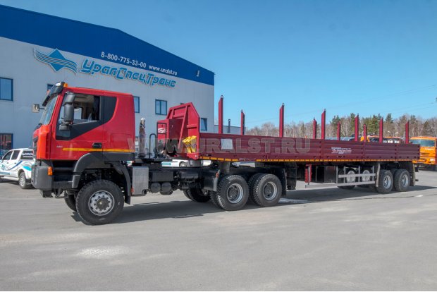 Тягач АМТ N.V. 632910 [шины 315-80R22.5] + Полуприцеп-контейнеровоз ППК 50-24Д-12КБ