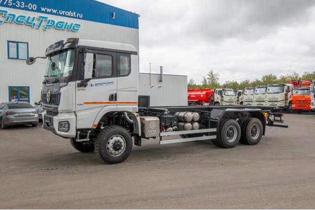  Контейнеровоз УСТ 5453 SHACMAN SX32586V385 6х6, база 4575мм