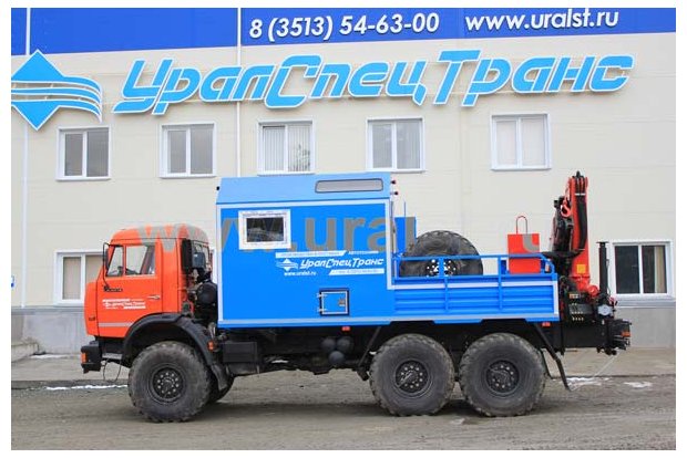 Автофургон с КМУ Palfinger PK-15500