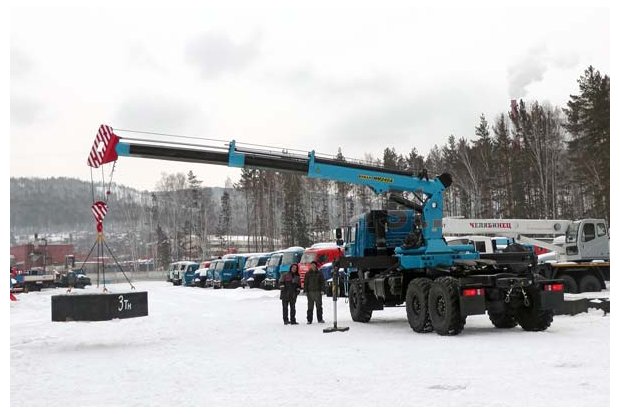 Тягач Камаз с КМУ ИМ-240А