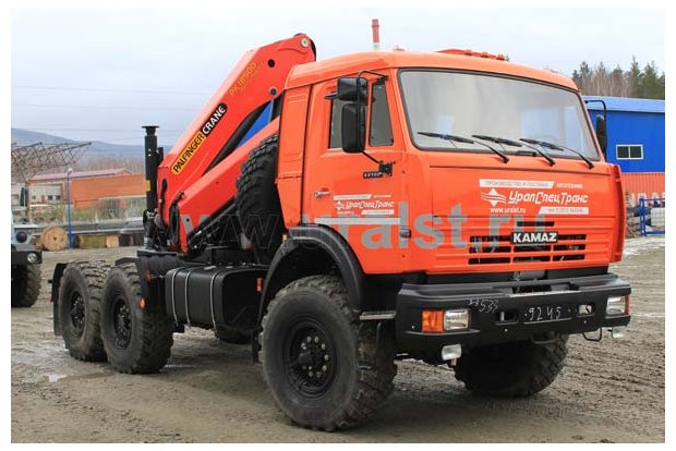 Седельный тягач Камаз с Palfinger РK-18500