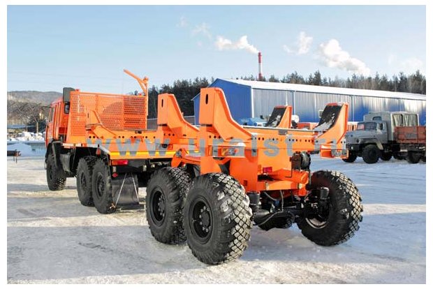 Трубоплетевозный автопоезд