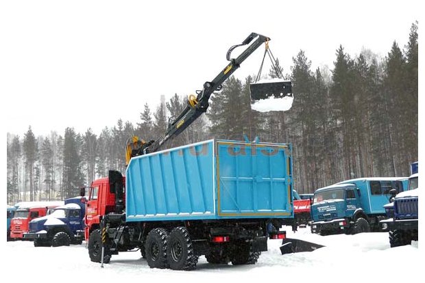 Камаз металловоз с манипулятором