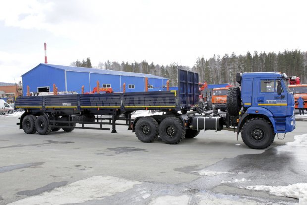 Полуприцеп бортовой 9083