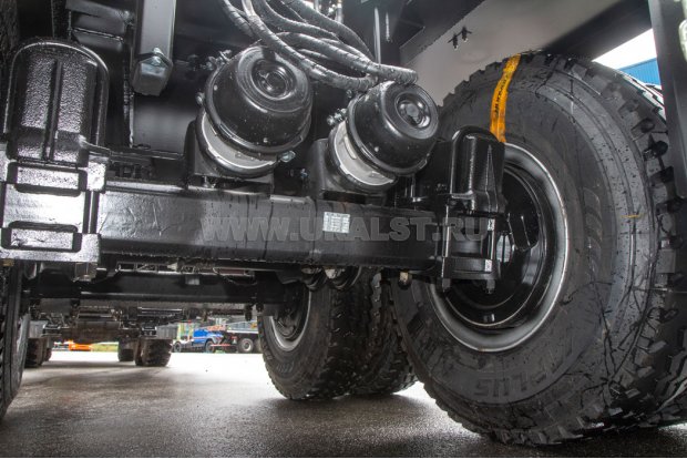 Рессорно-балансирная подвеска без РШ (центральный балансир)