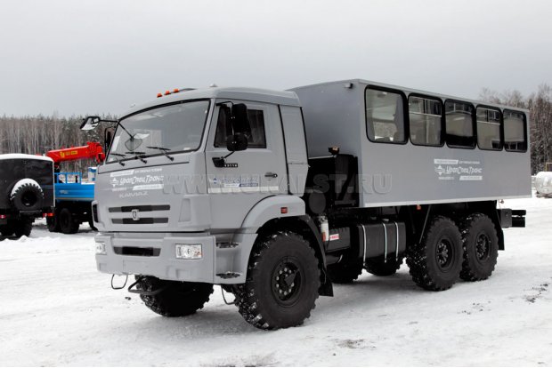 Вахтовый автобус 22 места УСТ-54535 на шасси Камаз 43118-46