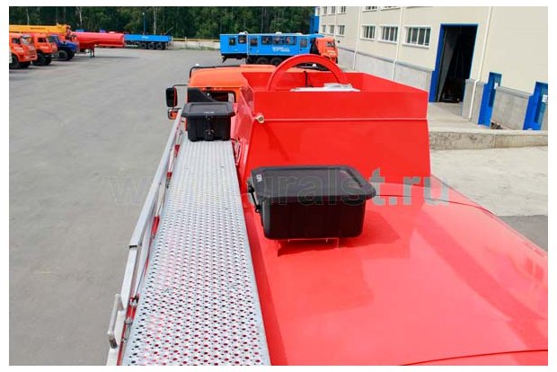 Складной поручень площадки обслуживания