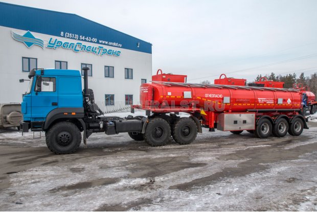 Полуприцеп цистерна ППЦ 26-31-3Н BPW УСТ 94651К рамная, насос