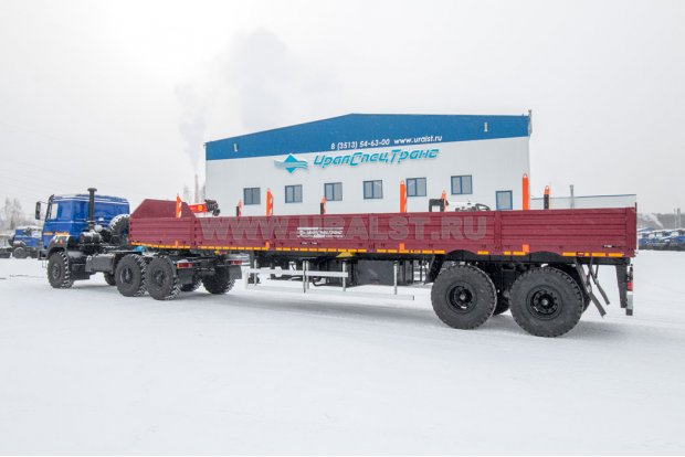 Полуприцеп-контейнеровоз ППК 27-24-12КБ УСТ 94656L 2Х1С, 1Х1А