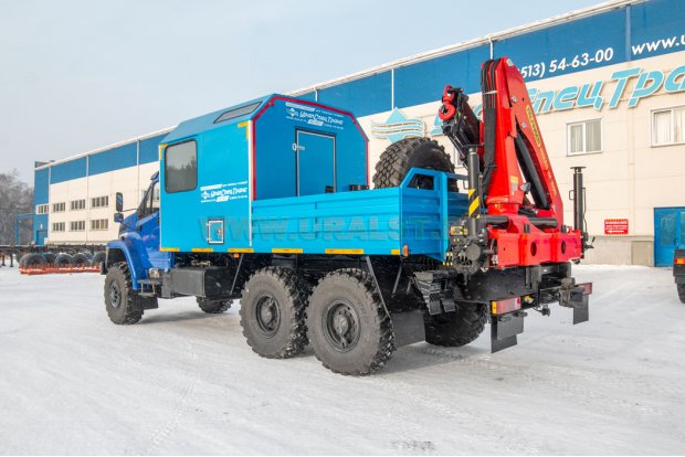 Автофургон АРОК с КМУ ИМ-150N УСТ 5453 Урал 4320-74Е5Г38 NEXT