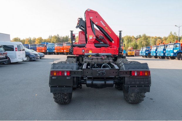 Седельный тягач с КМУ ИМ-150N УСТ 5453 Урал 5557-1151-60Е5