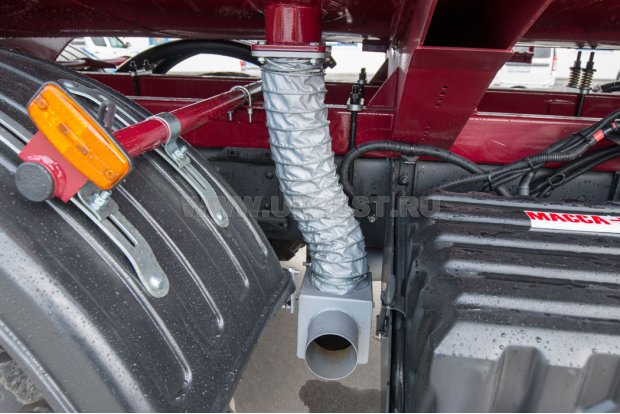 Обогрев емкости выхлопными газами