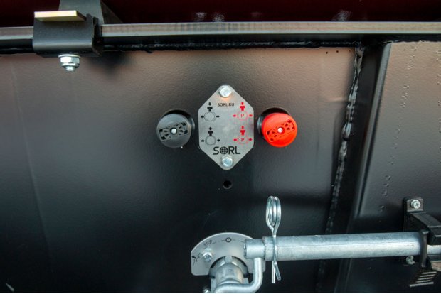 Управление стояночным тормозом полуприцепа