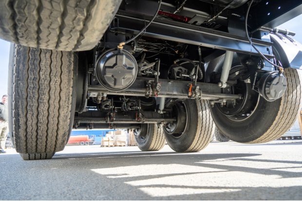 Пневматическая подвеска полуприцепа