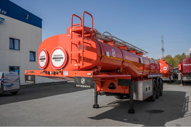 Полуприцеп цистерна для нефти (нефтевозы) ППЦН 25-32Л рамная