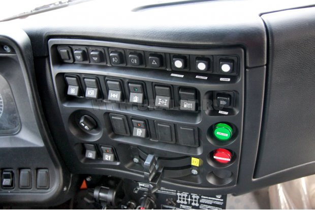 Управление насосной установкой в кабине водителя