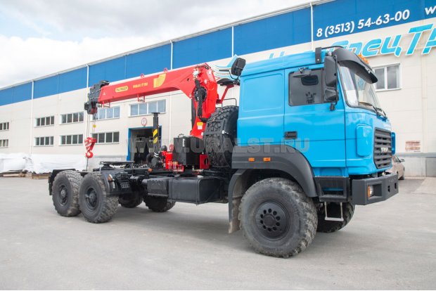 Седельный тягач Урал 4320-80Е5 с КМУ ИТ-150 УСТ