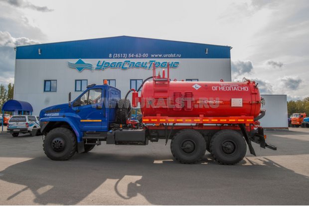 Автоцистерна АКН-10-ОД КО УСТ 5453 Урал 4320-72Е5Г38 NEXT с открывающимся днищем