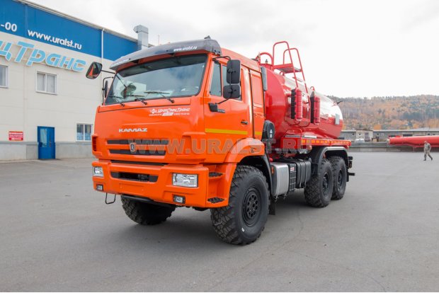 Автоцистерна АКН-10T КО УСТ 5453 Камаз 43118-50 термос, сп.м., доработка под ДОПОГ, ревизионный люк