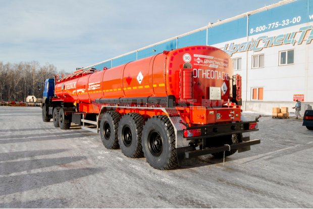 Полуприцеп цистерна для нефти ППЦН 30-31ПТ УСТ 9465 рамная