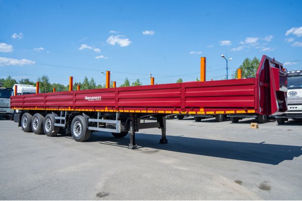 Полуприцеп бортовой ППБ 40Б-42ЛЛ-14К SEVEREST ССУ 1200, дисковые тормоза