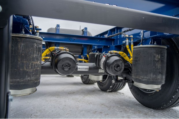 Пневматическая подвеска полуприцепа