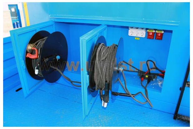 Ниша для 2-х барабанов кабельных со сварочным кабелем