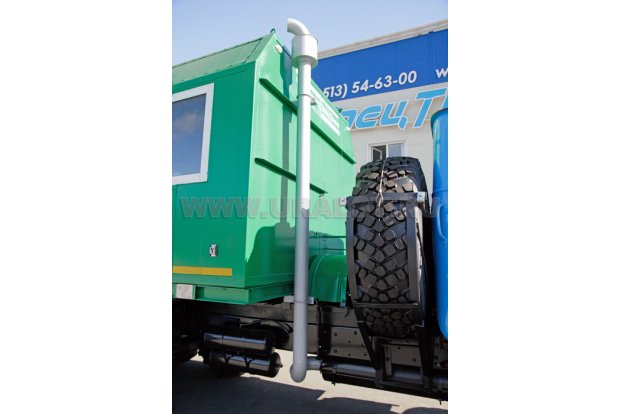 Система вертикального выпуска отработанных газов