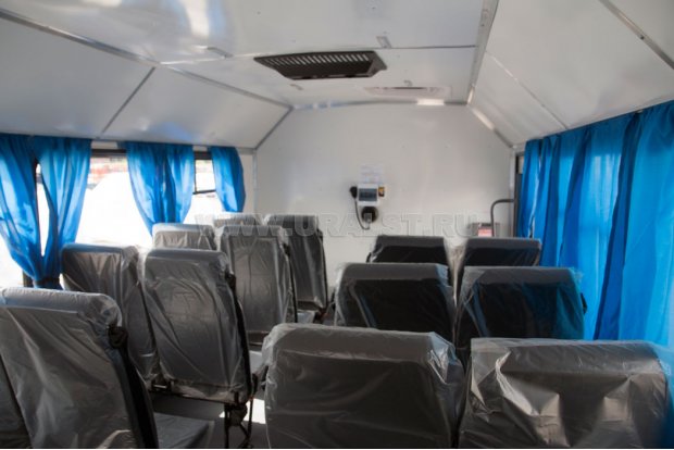 Салон вахтового автобуса УСТ-5453