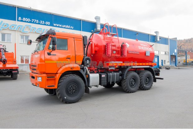 Автоцистерна АКН-10T КО УСТ 5453 Камаз 43118-50 термос, сп.м., доработка под ДОПОГ, ревизионный люк