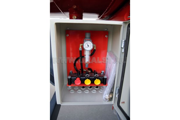 Блок пневмоуправления донными клапанами