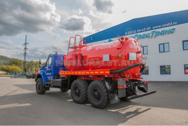 Автоцистерна АКН-10-ОД КО УСТ 5453 Урал 4320-72Е5Г38 NEXT с открывающимся днищем