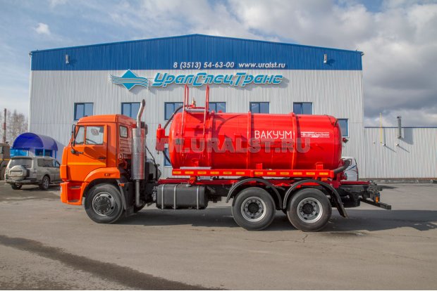 Автоцистерна вакуумная коммунальная МВ-10 КО УСТ 5453L4 Камаз 65115-48(А5)