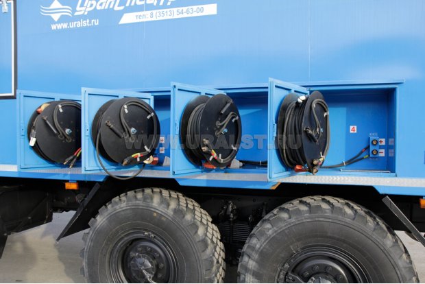 Ниши для барабанов со сварочным кабелем