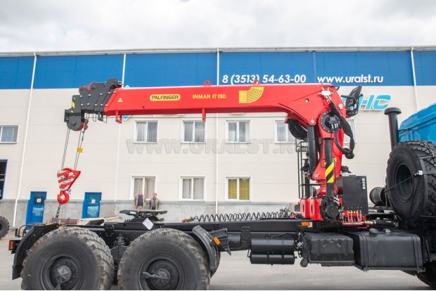 Седельный тягач Урал 4320-80Е5 с КМУ ИТ-150 УСТ