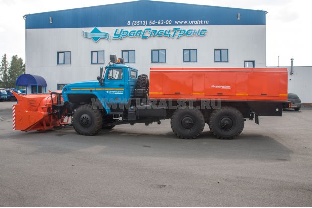 ДЭ-226, Урал 4320Е5 шнекоротор.снег.