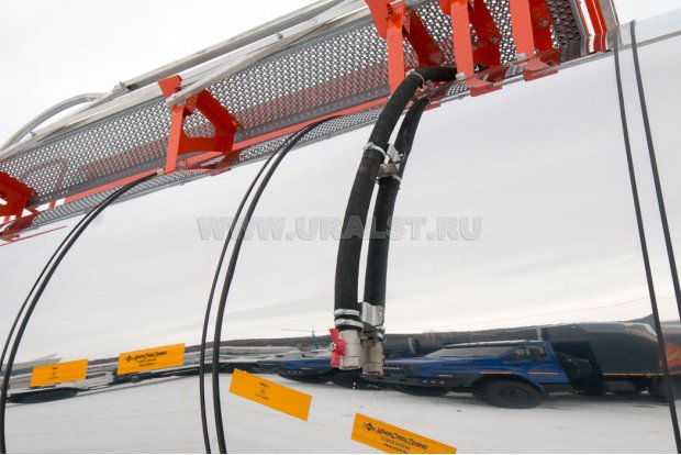 Слив из экологического короба