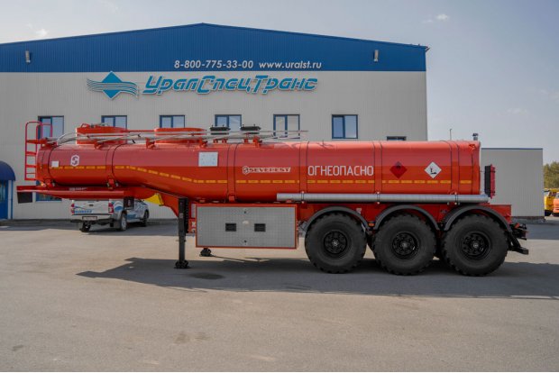Полуприцеп цистерна для нефти (нефтевозы) ППЦН 25-32Л рамная