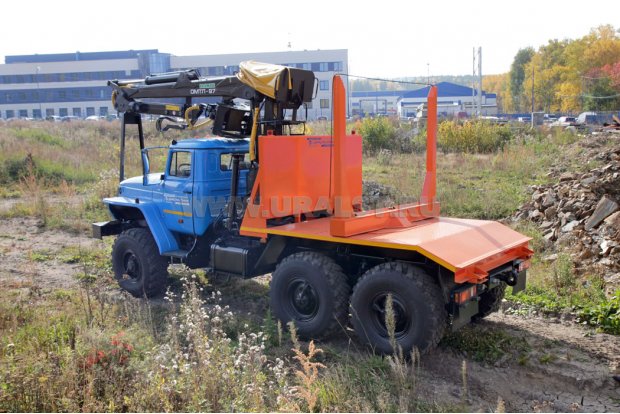 Лесовоз Урал 5557-60 с ГМ ОМТЛ-97 УСТ-5453
