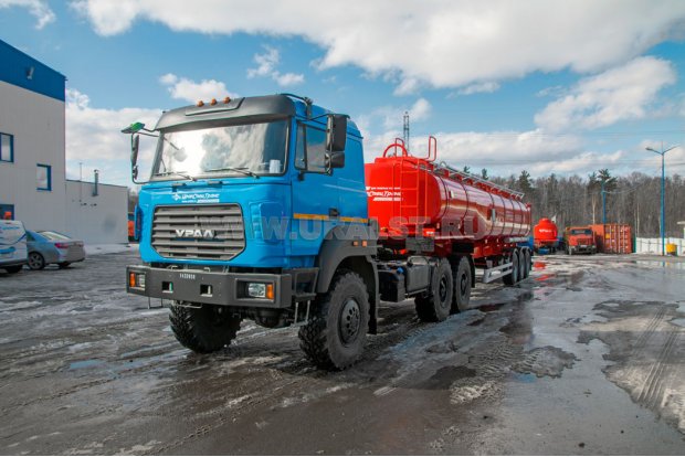 Полуприцеп цистрена нефтевоз ППЦН 30Т-31ПТ УСТ 94651K