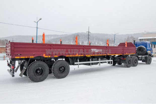 Полуприцеп-контейнеровоз ППК 27-24-12КБ УСТ 94656L 2Х1С, 1Х1А