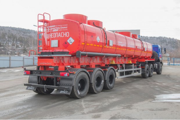 Полуприцеп цистерна ППЦ 40П-31Д-2Н BPW УСТ 9465 прямая рама 5 мм